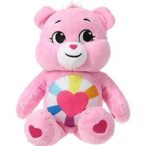 Light Pink Care Bears™ Hopeful Heart Plush 11in Light Pink Tie Dye Stuffed Bear